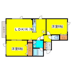 元町駅 徒歩9分 1階の物件間取画像